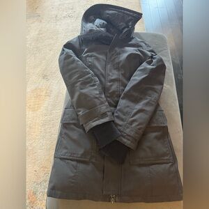 TNA Black Hooded Bancroft Parka